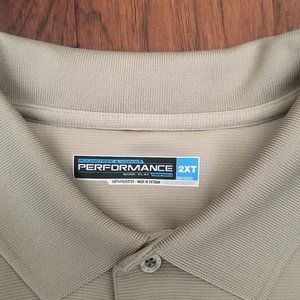 Round Tree and York Golf XXL Shirt 100% polyester